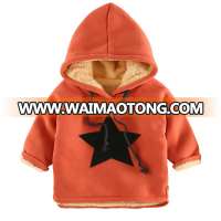 S61671B Baby factory wholesale clothing children hoodies winter fashion stare print kids sweaters